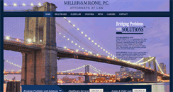 Desktop Screenshot of millermilone.com